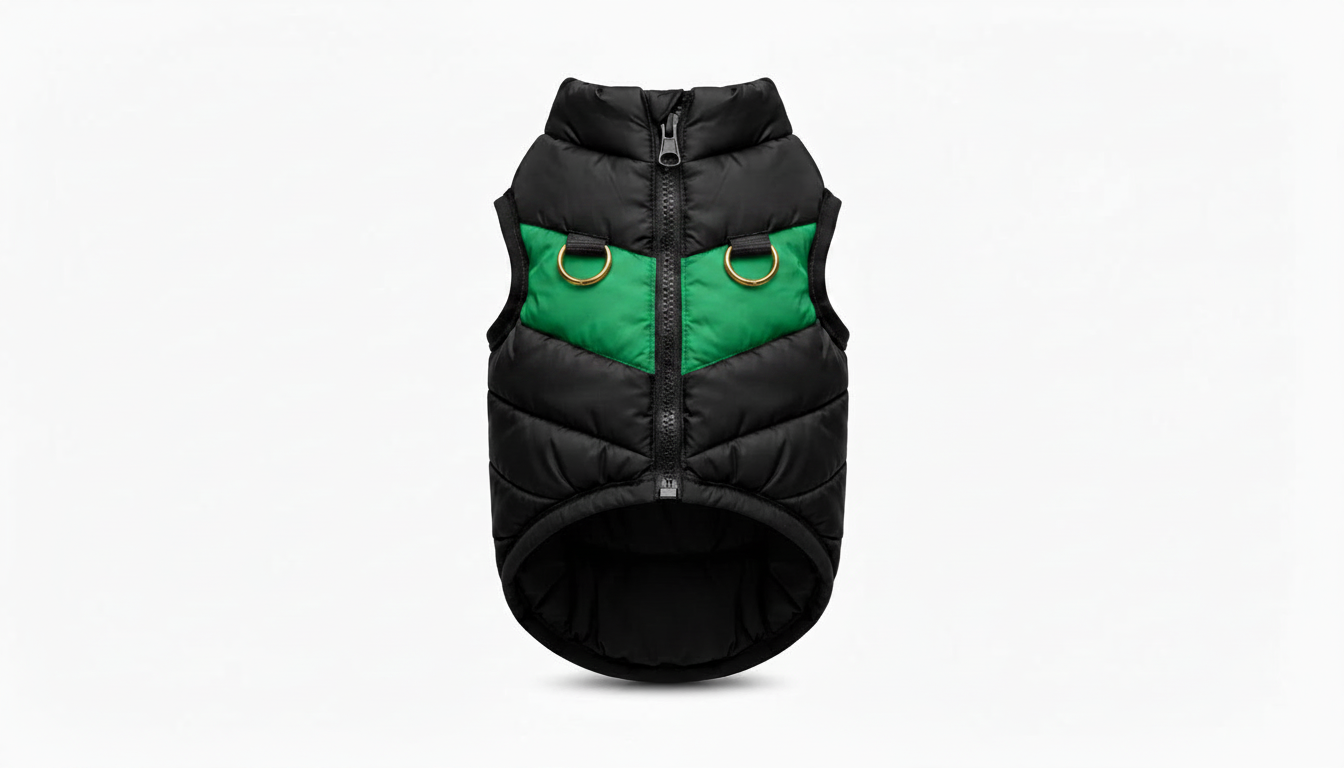 Premium Waterproof Dog Jacket – Warm Padded Winter Coat with Zipper - Image 3
