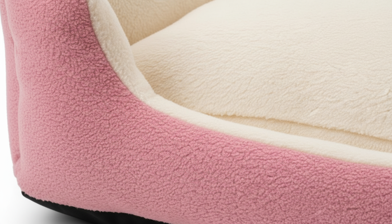 Premium Plush Pet Basket Bed – Ultra Soft & Warm Sleeping Bed - Image 4