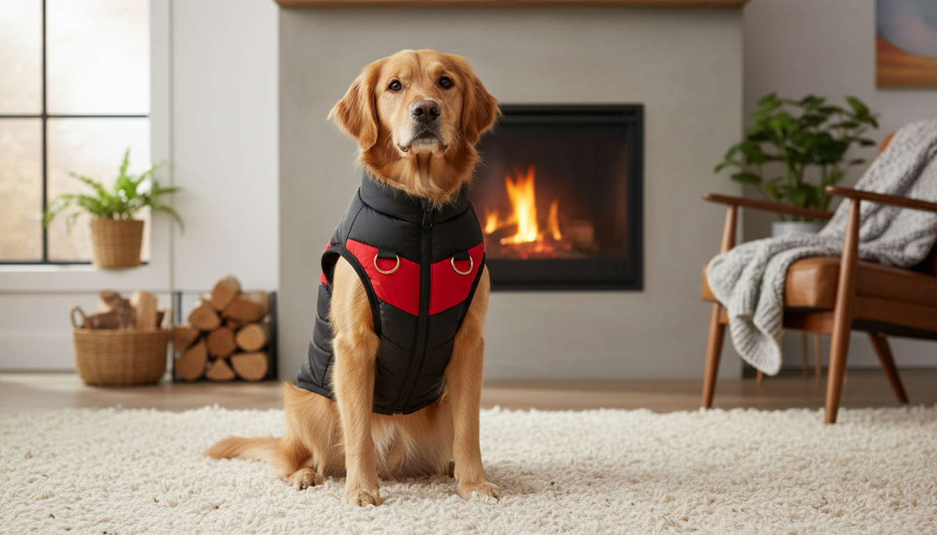 Premium Waterproof Dog Jacket – Warm Padded Winter Coat with Zipper - Image 11
