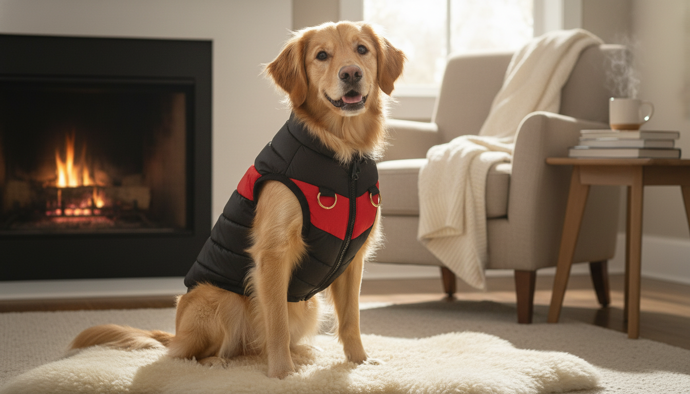 Premium Waterproof Dog Jacket – Warm Padded Winter Coat with Zipper - Image 12