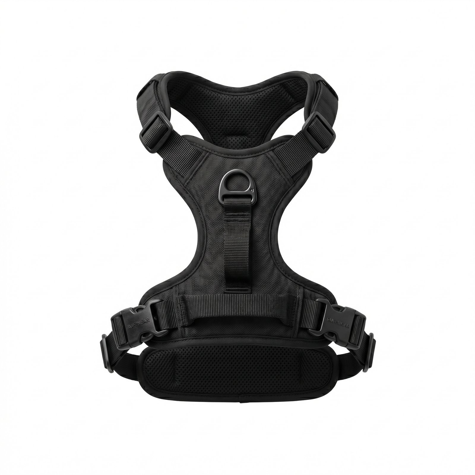 FlexiGrip Adjustable No-Pull Dog Harness Breathable Mesh Medium Black | Aqua Star Pet - Image 3